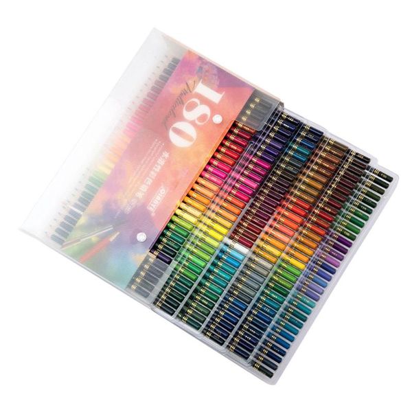 

gift sets 180pcs colored pencil set rainbow colour 2b school wooden adults kids professional painting drawing office student beginners