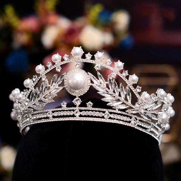 

hair clips & barrettes bride wedding crown retro court style ornaments bridal knot dress queen crowns po studio travel racket headwear, Golden;silver