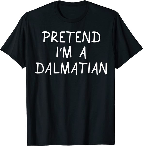 

men's t-shirts halloween dalmatian costume men women dalmation t-shirt, White;black