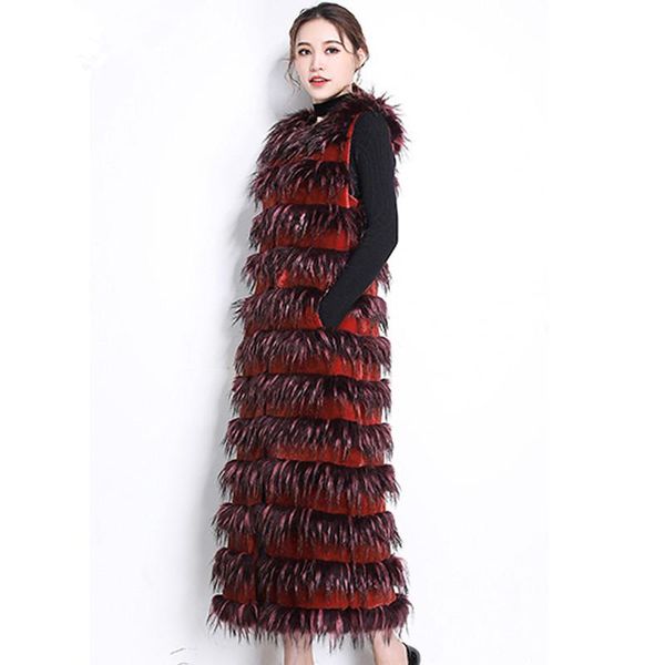 

women's fur & faux coat women teddy natural winter jacket, Black