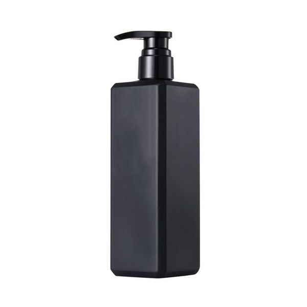 

liquid soap dispenser 1pc bottle shampoo lotion pump shower gel holder empty container 500ml black