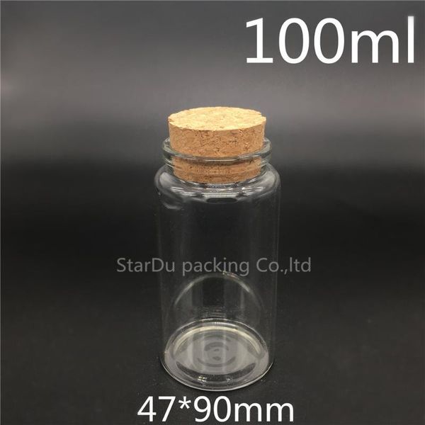 

storage bottles & jars cork jar 240pcs 100ml glass bottle sealed bottle,100g container of experiment