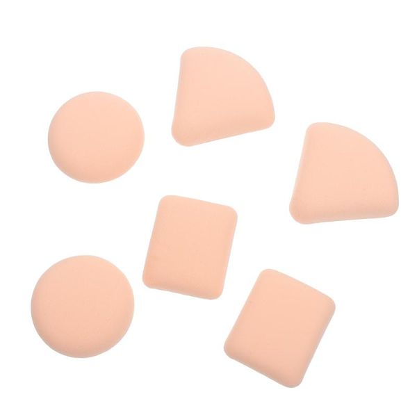

sponges, applicators & cotton 6pcs powder puff practical makeup beauty sponge