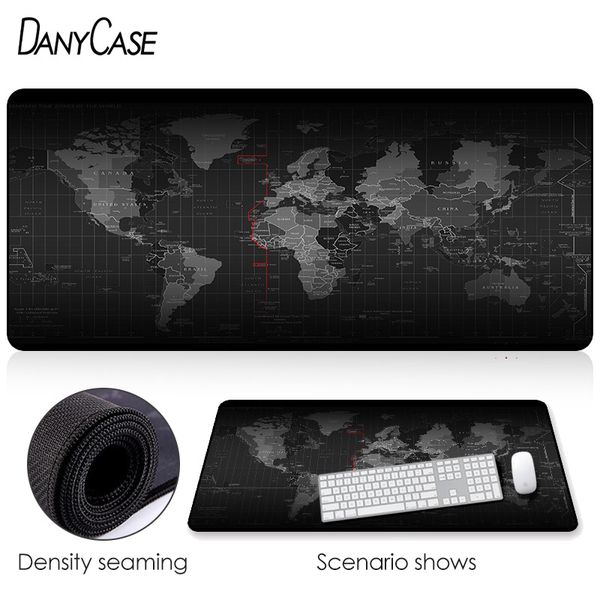 Gaming Mouse Pad Pc Computador Gamer Extra Grande Mousepad XXL Portátil Notebook Non-Slip Keyboard Tapete Tapete De Desktop