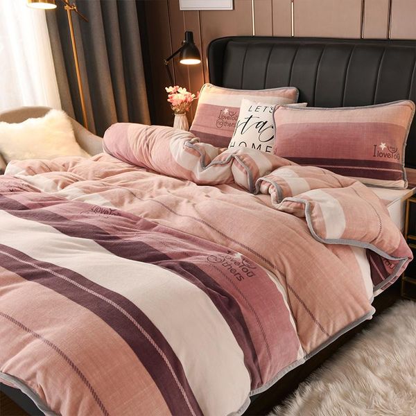 

sheets & sets 2021 milk velvet edging quilt cover sheet