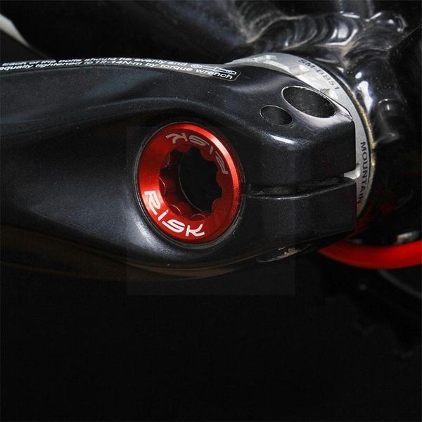 

bike heels & chainwheels risk aluminum alloy crank cover screw mountain color suitable for integrated hollow c n5v4