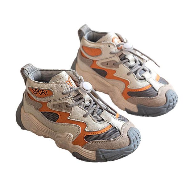 

athletic kids shoes children toe boys sneakers d2636, Black