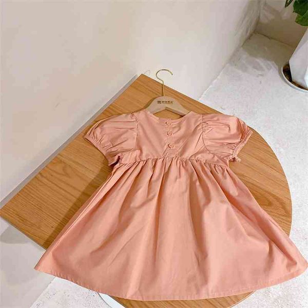 

summer arrival girls fashion korean design dresses kids cotton for 210528, Red;yellow