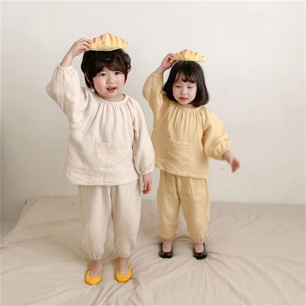 

spring arrival girls fashion solid pajamas kids girl 210528, Blue;red