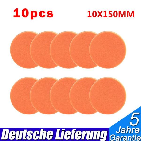 

care products smooth polishing pad sponge 150mm 6inch accessories orange replacement