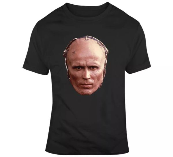 

robocop original murphy robot movie fan t shirt, White;black
