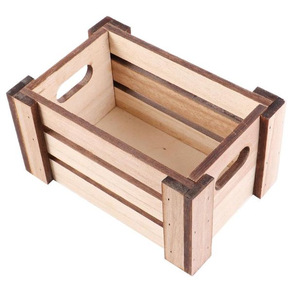 

hooks & rails 1pc creative wooden storage desk box deskorganizer home decoration (small)