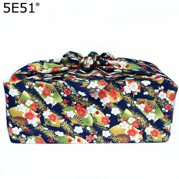 

table cloth japanese style cotton parcel bento furoshiki 70cm sakura fan