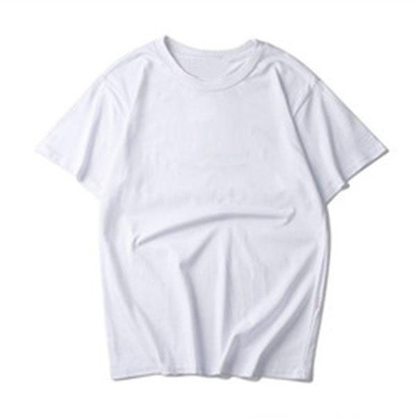 

crew neck embroidery t-shirts summer men women tee hip hop casual t-shirt 9 colors kg-177, White;black