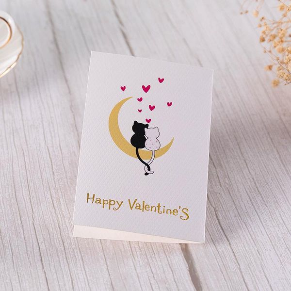 

greeting cards 8pcs/set stamping bird flower cardboard set for birthday valentane's day girl friend gift