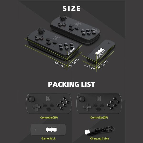 

wireless handheld tv build in 1700/3500+ 4k retro game console support for gba/mame portable players
