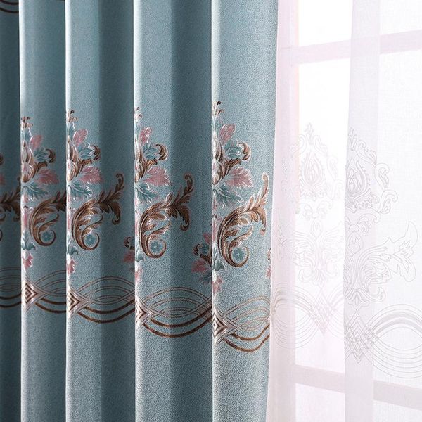 

curtain & drapes factory direct wholesale zero shear custom living room bedroom summer high precision yarn-dyed jacquard full shade