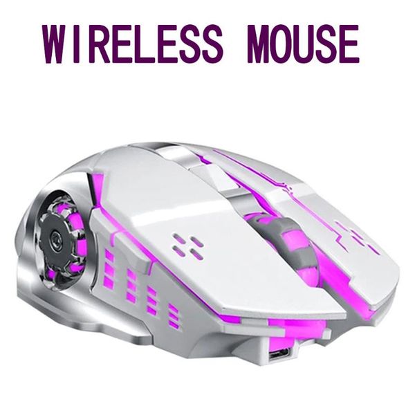 

mice wireless gaming rechargeable mouse q13 silent led backlit usb optical computer for pc tablet laptop