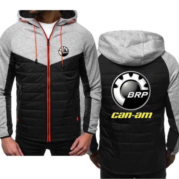 

men's hoodies & sweatshirts 2021 men for can-am tools spring autumn jacket casual sweatshirt long sleeve zipper hoody, Black