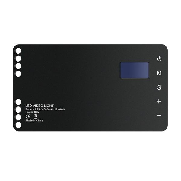 

universal led video light aluminum alloy adjustable brightness pography conference rgb color portable studio remote working flash heads