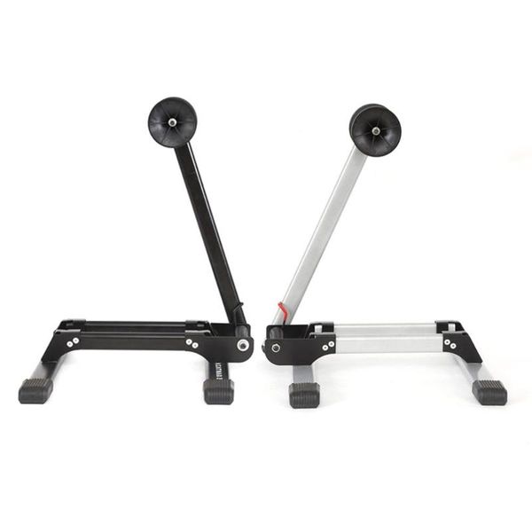 

car & truck racks aluminum alloy bicycle folding parking rack mountain bike portable display single and double wall plug-in l-shaped bracket