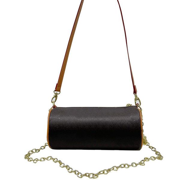 

bucket shoulder bags for women 2021 luxury designer chain sling crossbody fashion vintage pu leather mahjong ladies handbags