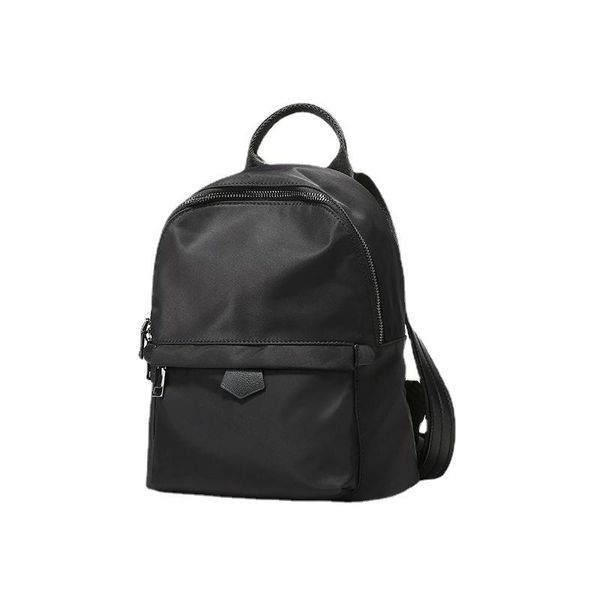 

backpack casual black solid color korean style oxford travelling teenagers student outdoor daypack waterproof shoulders bag