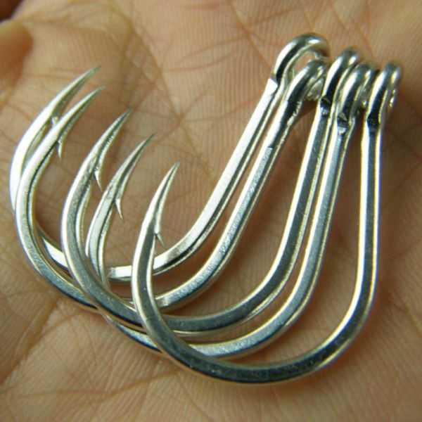 

fishing hooks jigging sea saltwater 9985 #3/0 #6/0 #7/0 #9/0 big up eye barbed crank hook bass tackle