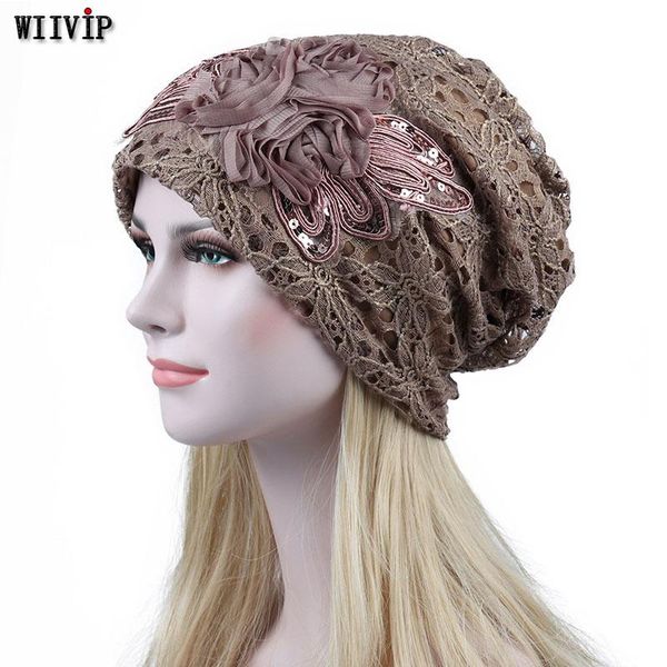 

colors woman fashion breathable nice floral lace skullies & beanies hat t0178 beanie/skull caps, Blue;gray