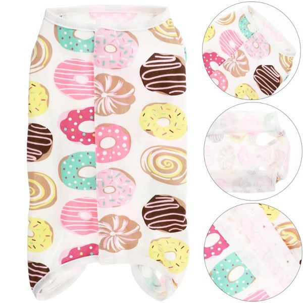 

pet colorful recovery suit after wear pajama for cat dog costumes