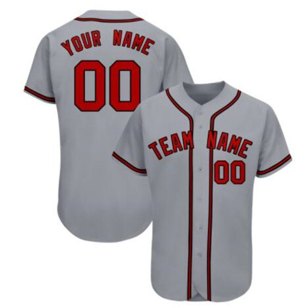 Personalizzato Man Baseball Jersey ricamato Stitched Team Logo QUALSIASI NOME QUALSIASI NUMERO Dimensione uniforme S-3XL 013