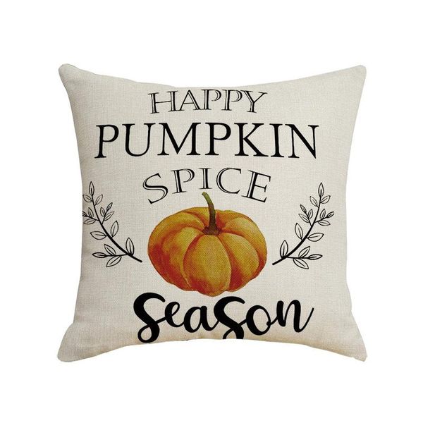

pillow case home cover linen thanksgiving cushion waist series-2