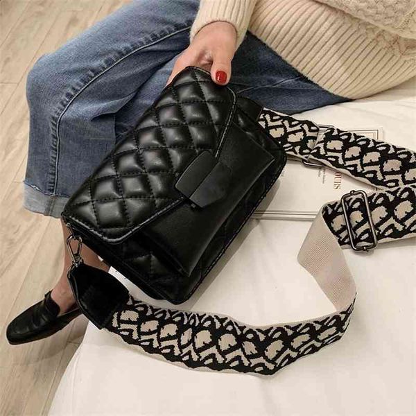 

small female versatile messenger bag fashion broadband small square soft leather mobile phone bag 50% clearance sale