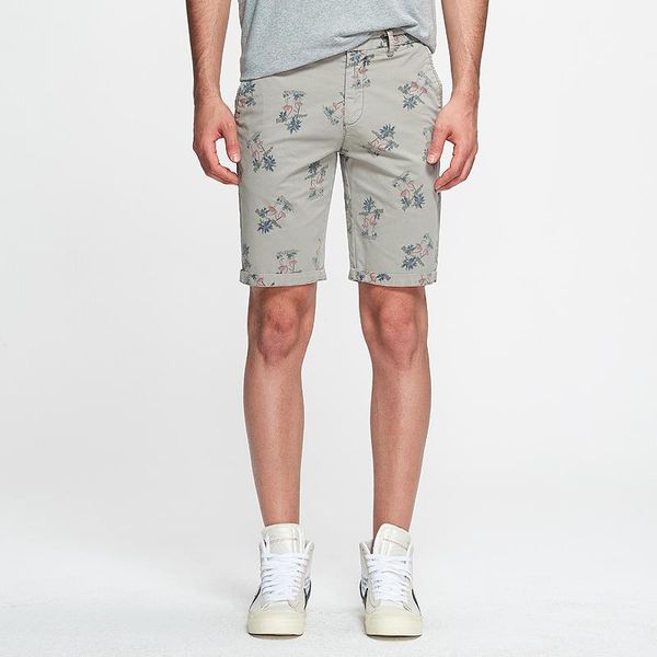 

quality cotton shorts male summer casual print travel men washed cargo short pants fitted size brand chinese clothing men's, White;black