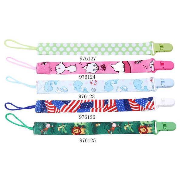 

pacifiers# adjust baby pacifier clip chain dummy nipple holder for children clips infant feeding teether anti-drop rope