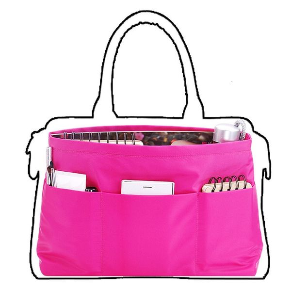 

women's purse organizer tote insert liner divider inside medium messenger bag wallet handbag woman 2021