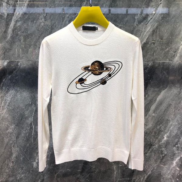 

men's sweaters sq10107 fashion 2021 runway luxury european design party style clothing, White;black