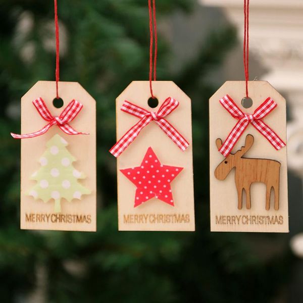 

novelty items christmas decoration pendant wooden tree ornaments home decorations