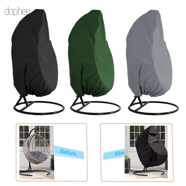 

chair covers dophee 1pc 3 color garden hanging swing cover dustproof waterproof uv protection universal polyester outdoor set