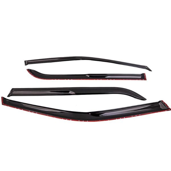 

car sunshade 4pcs window visors rain guards deflector shade for explorer 2011 2012-2021
