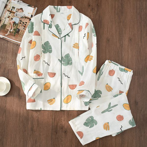 

sleepwear 2 pieces cotton pajamas set soft sleepwear long sleeve printing cute casual women autumn winter homewear sjep 1yw4, Black;red