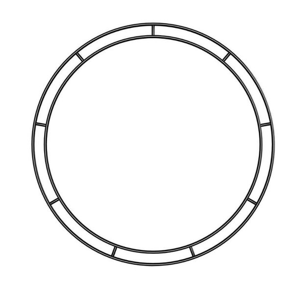 

wreath frame durable flower arrangement festive diy home decorative for year valentines party decoration iron circle ring other decor