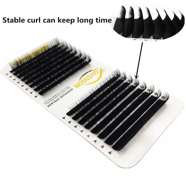 

false eyelashes givenson 0.10/0.12/0.15 all size individual eyelash extension faux lashes for makeup fanctory