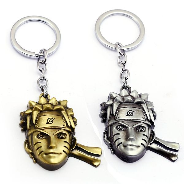 

animeshippuden uzumaki metal alloy keychain key chains keyring key chain accessories, Silver