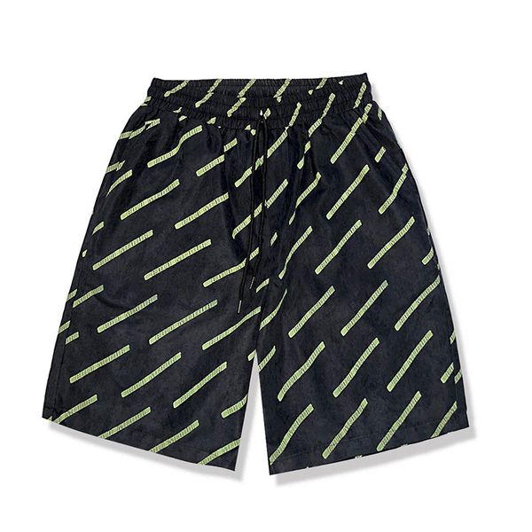 

fashionable shorts 2021 summer boys' trendy brand full body printed loose fitting men's beach pants, White;black