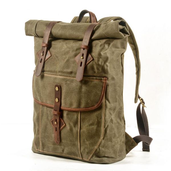 

backpack in stock outdoor hiking school lapbag canvas anti-theft