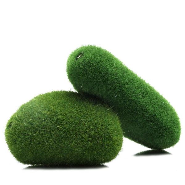 

marimo moss balls artificial grass turf mini fairy garden micro terrarium q0ka decorations