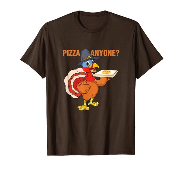 

Funny Thanksgiving Eat Pizza Not Turkeys Pilgrim Turkey T-Shirt, Mainly pictures