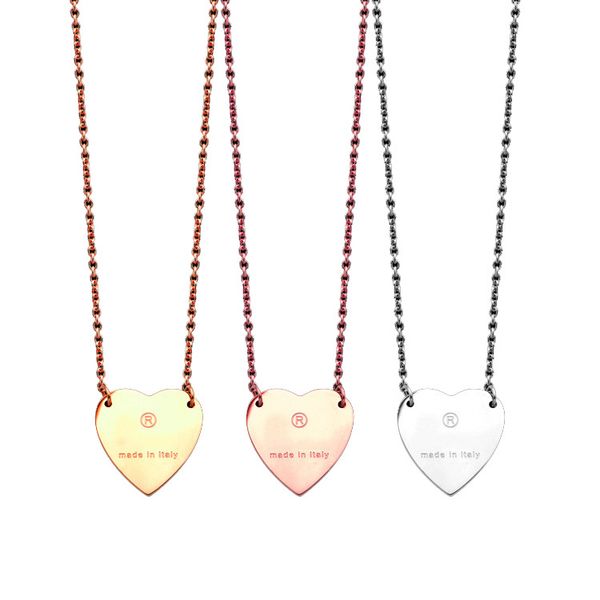 

factory outlet brand rings extravagant simple heart lover ring necklace earrings gold silver rose colors stainless steel co v2da