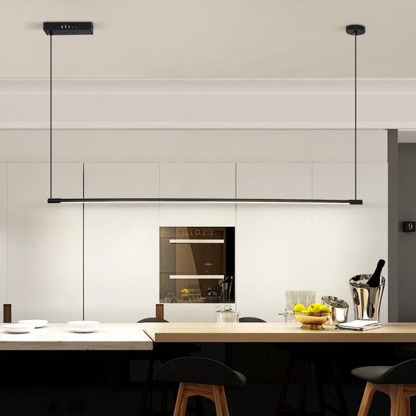 

chandeliers gold/black modern led pendant chandelier for dining room kitchens minimalist home lighting hanging fixture ac110-220v